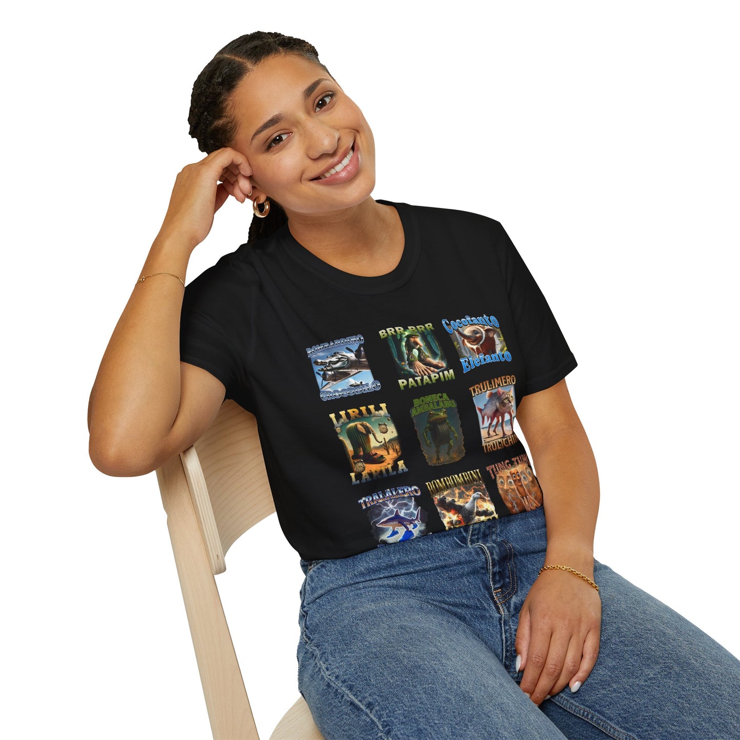 Italian Brainrot Memes T-shirt - Unisex Softstyle