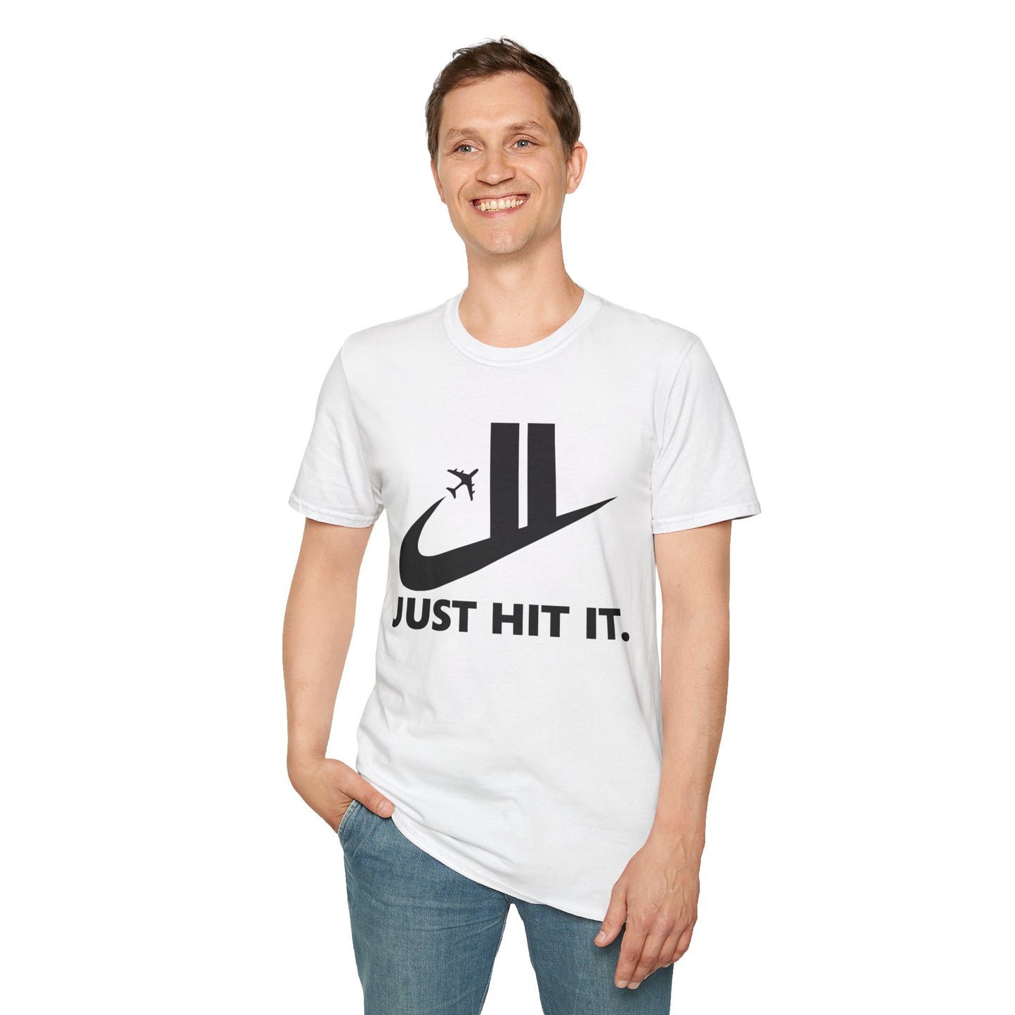 Funny Parody Nike T-Shirt "Just Hit It"