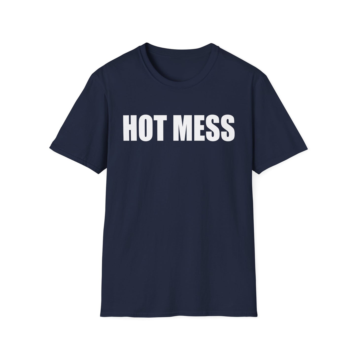 Hot Mess Unisex Softstyle T-Shirt - Casual Fun Tee for Everyday Wear