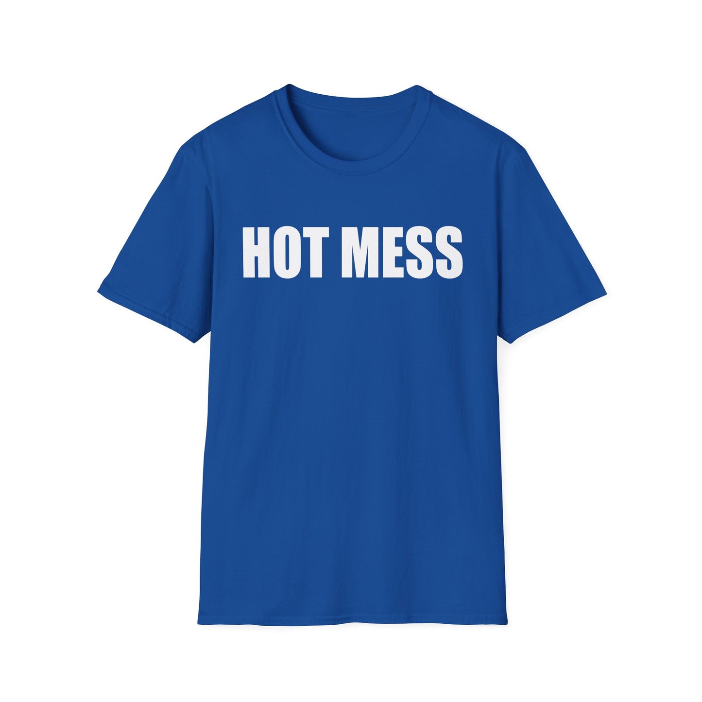 Hot Mess Unisex Softstyle T-Shirt - Casual Fun Tee for Everyday Wear