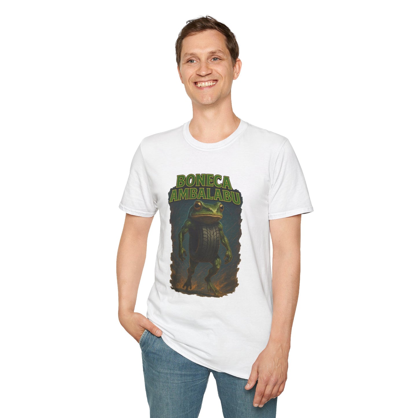 Bonega Abalabu - Italian Brainrot Meme T-Shirt - Unisex Softstyle Tee for Fun-Loving Fans