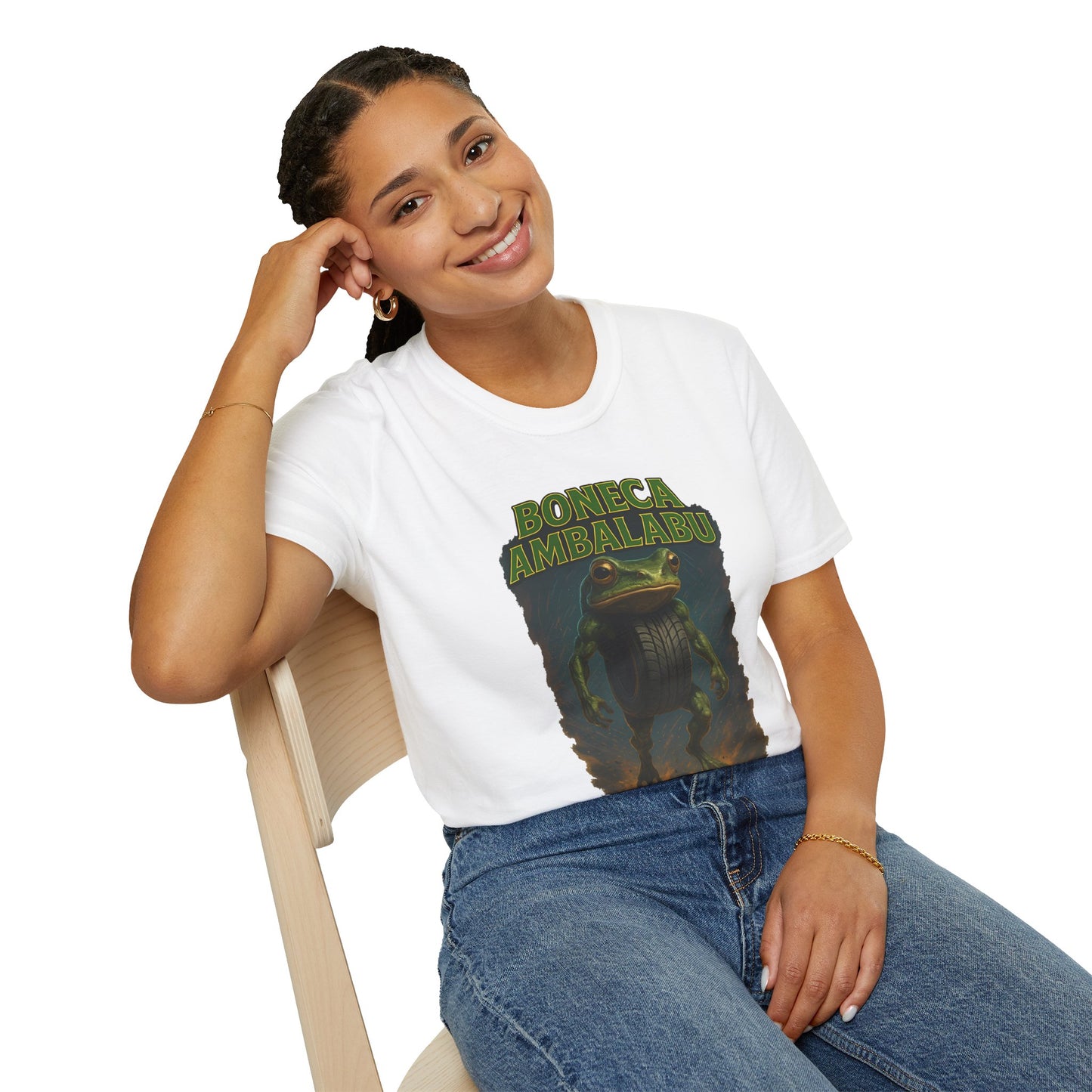 Bonega Abalabu - Italian Brainrot Meme T-Shirt - Unisex Softstyle Tee for Fun-Loving Fans
