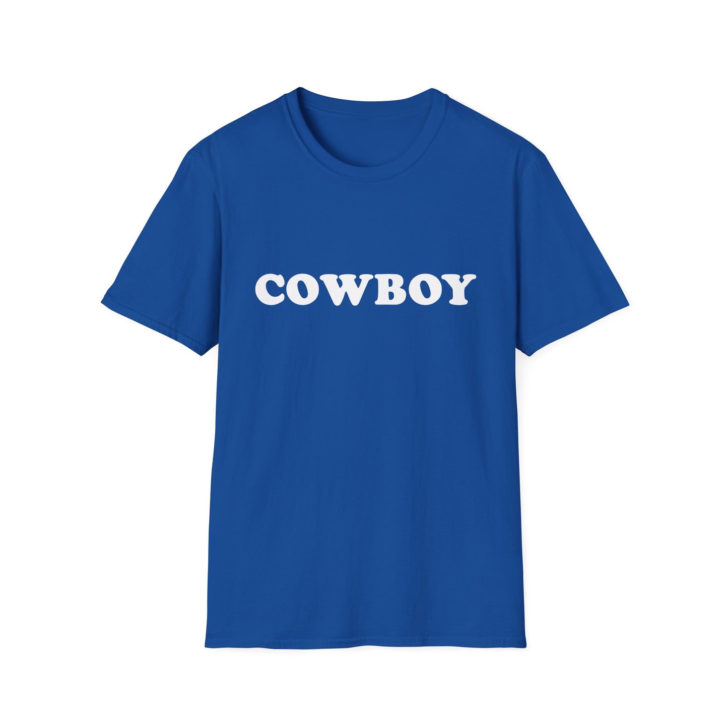 Cowboy Unisex Softstyle T-Shirt - Casual Western Vintage Tee