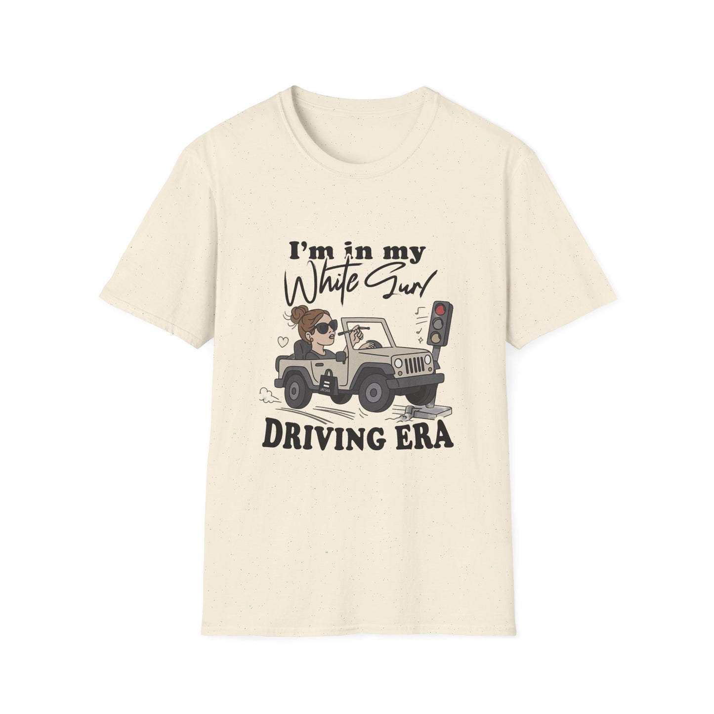 Funny Driving Era Unisex Softstyle T-Shirt - Perfect Summer Gift
