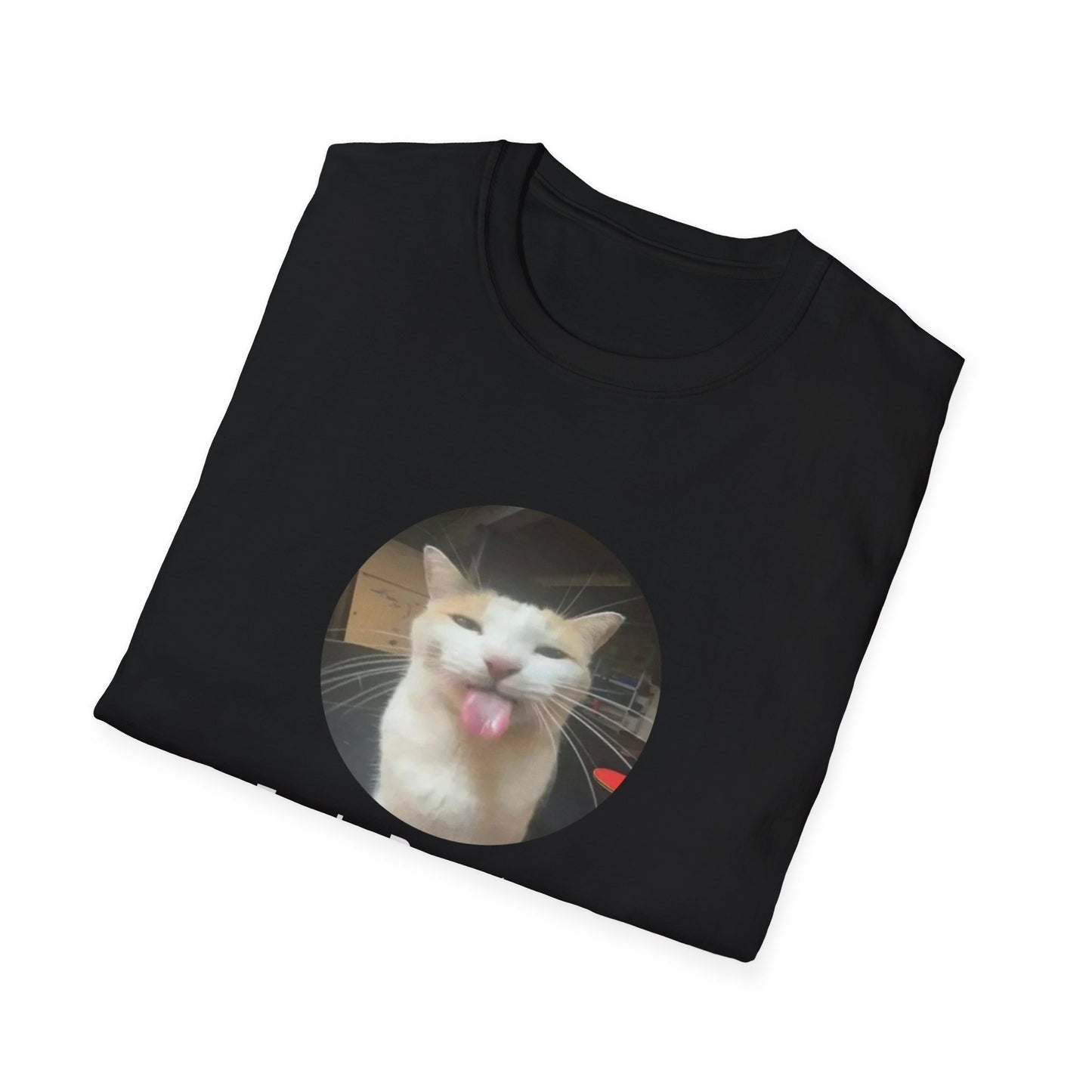 Funny Cat Unisex Softstyle T-Shirt - 'Freaky Department' Graphic Tee