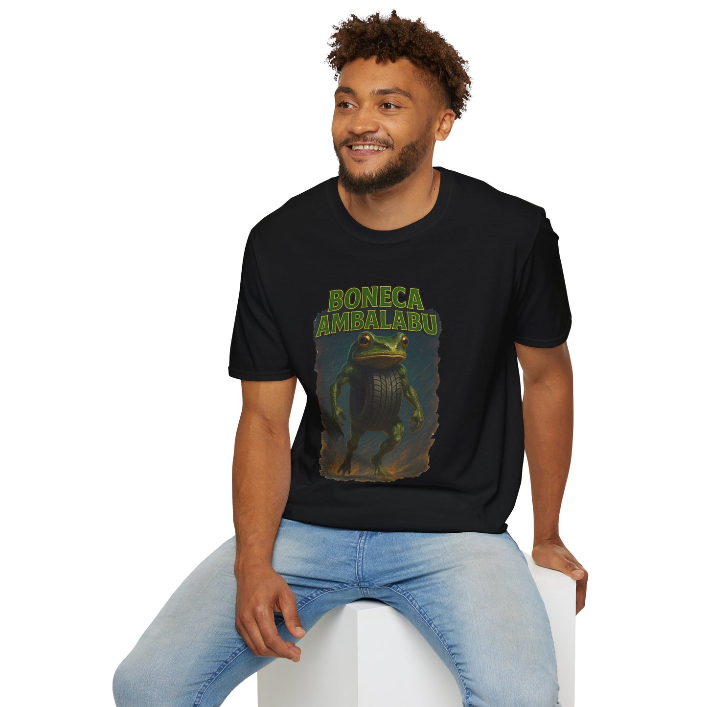 Bonega Abalabu - Italian Brainrot Meme T-Shirt - Unisex Softstyle Tee for Fun-Loving Fans