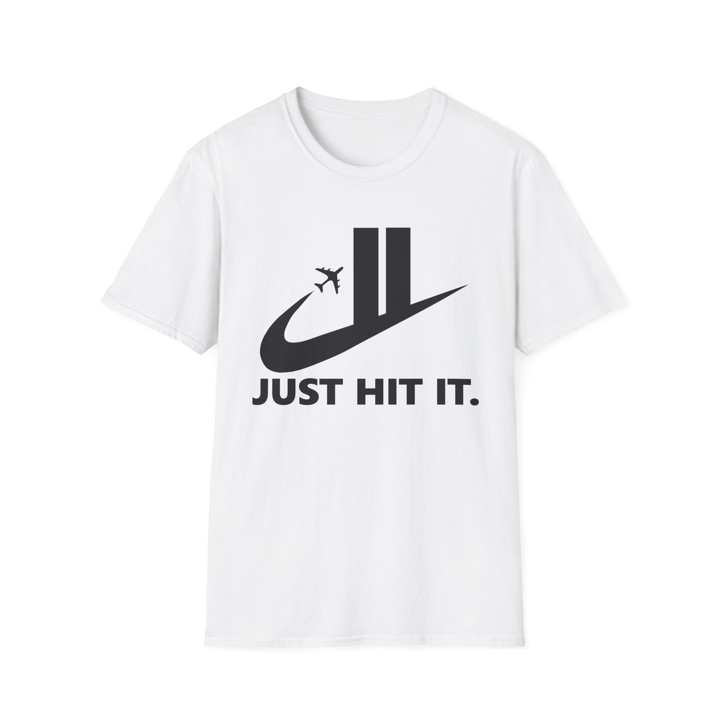 Funny Parody Nike T-Shirt "Just Hit It"