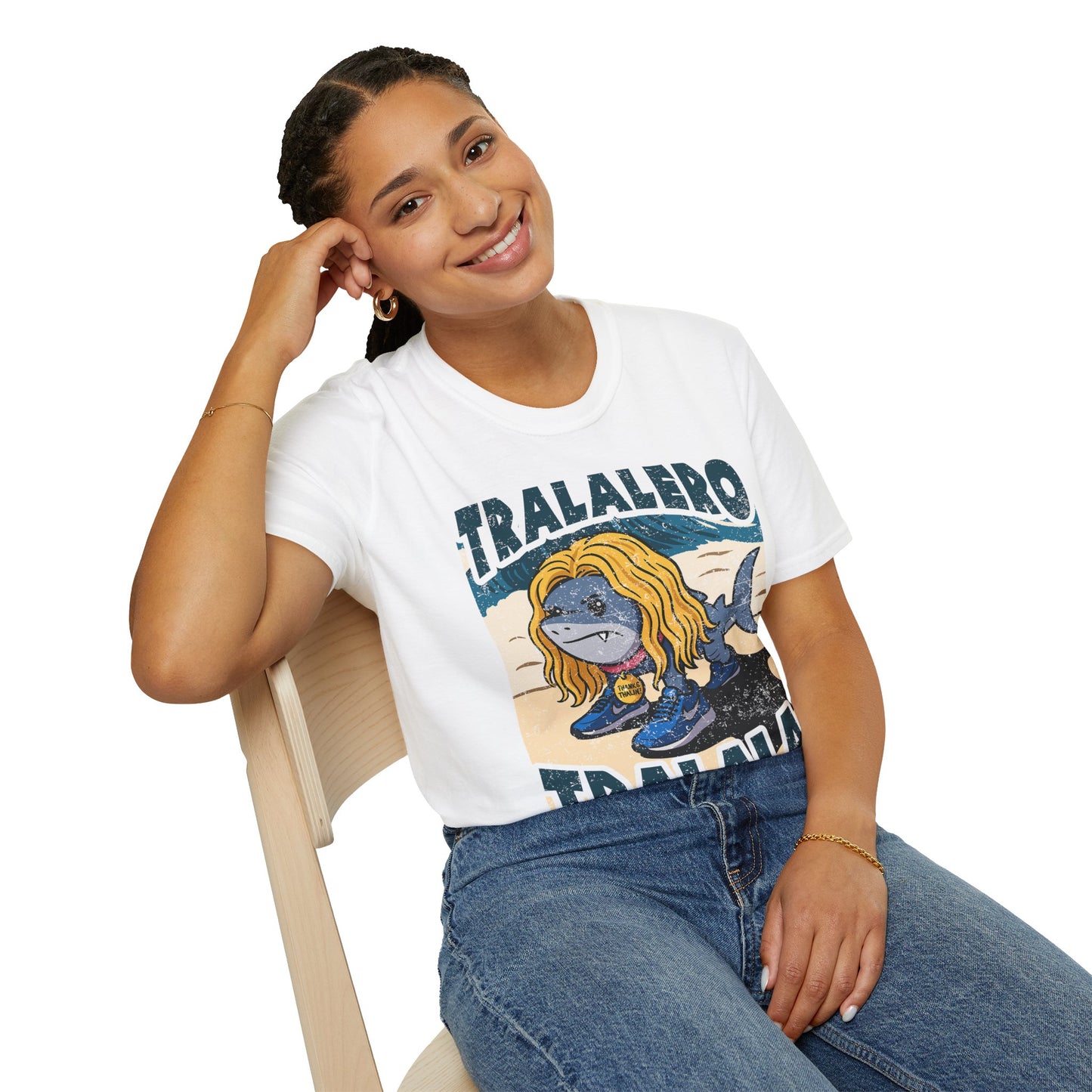 Tralalero Funny Italian Meme T-Shirt