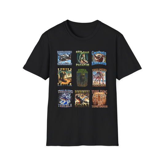 Italian Brainrot Memes T-shirt - Unisex Softstyle