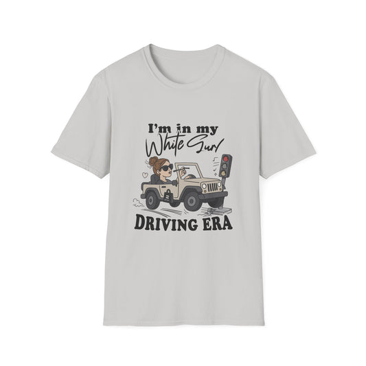 Funny Driving Era Unisex Softstyle T-Shirt - Perfect Summer Gift