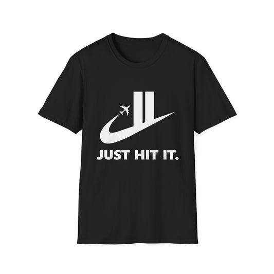 Funny Parody Nike T-Shirt "Just Hit It"