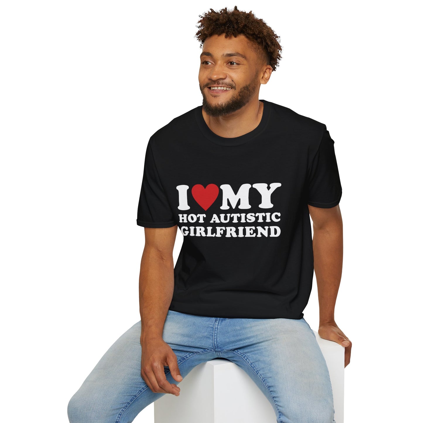 Funny I Love My Autistic Girlfriend T-Shirt