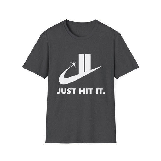 Funny Parody Nike T-Shirt "Just Hit It"