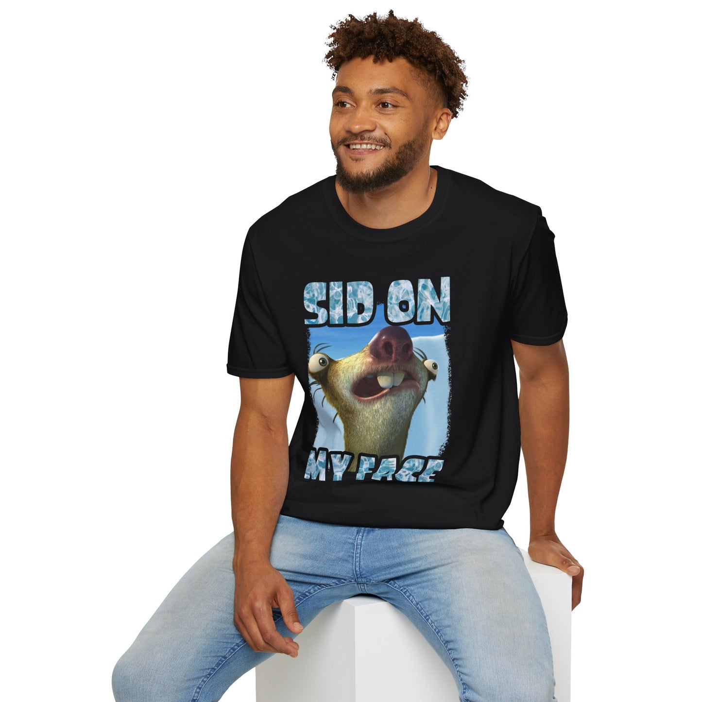 Funny Unisex T-Shirt - 'Sid On My Face' Humor Top