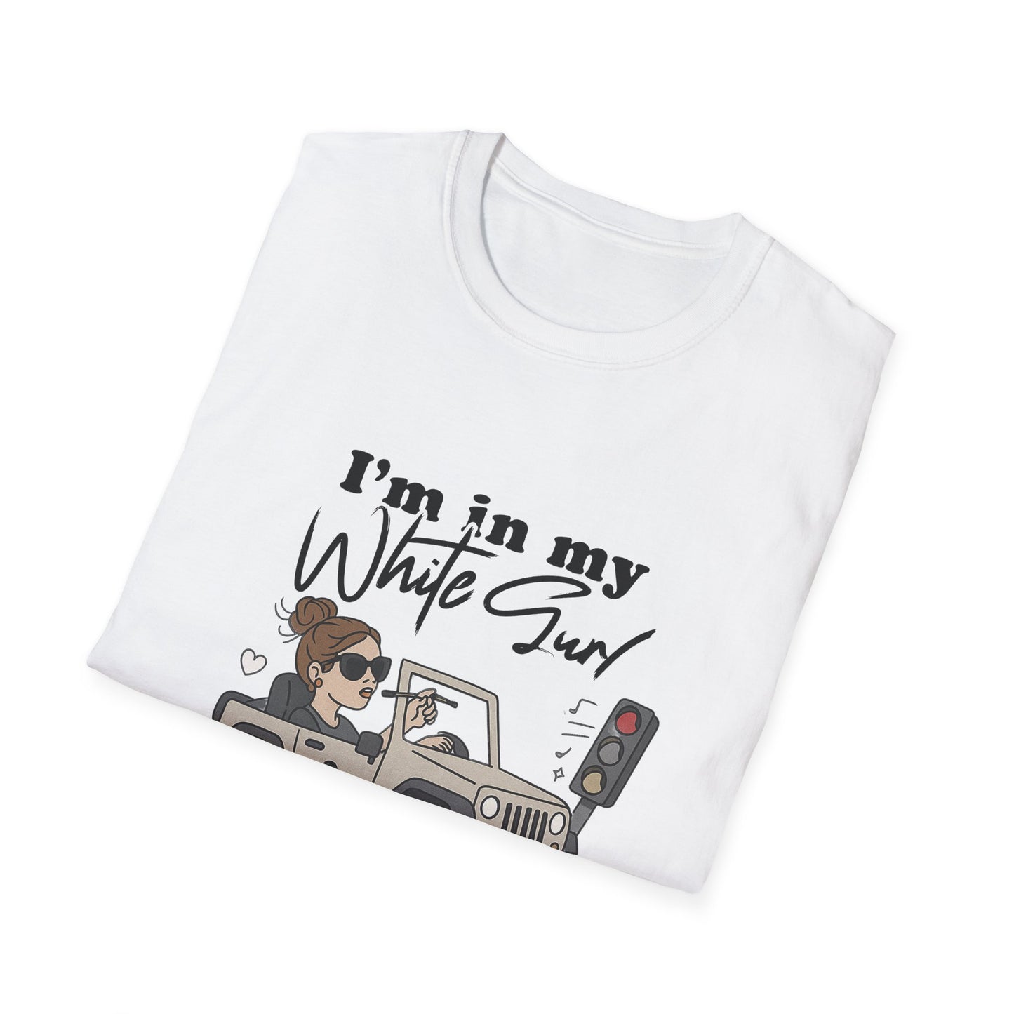 Funny Driving Era Unisex Softstyle T-Shirt - Perfect Summer Gift