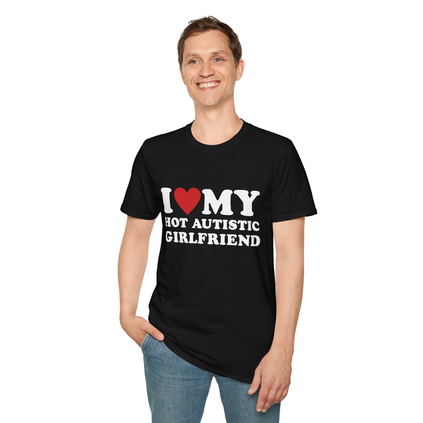 Funny I Love My Autistic Girlfriend T-Shirt